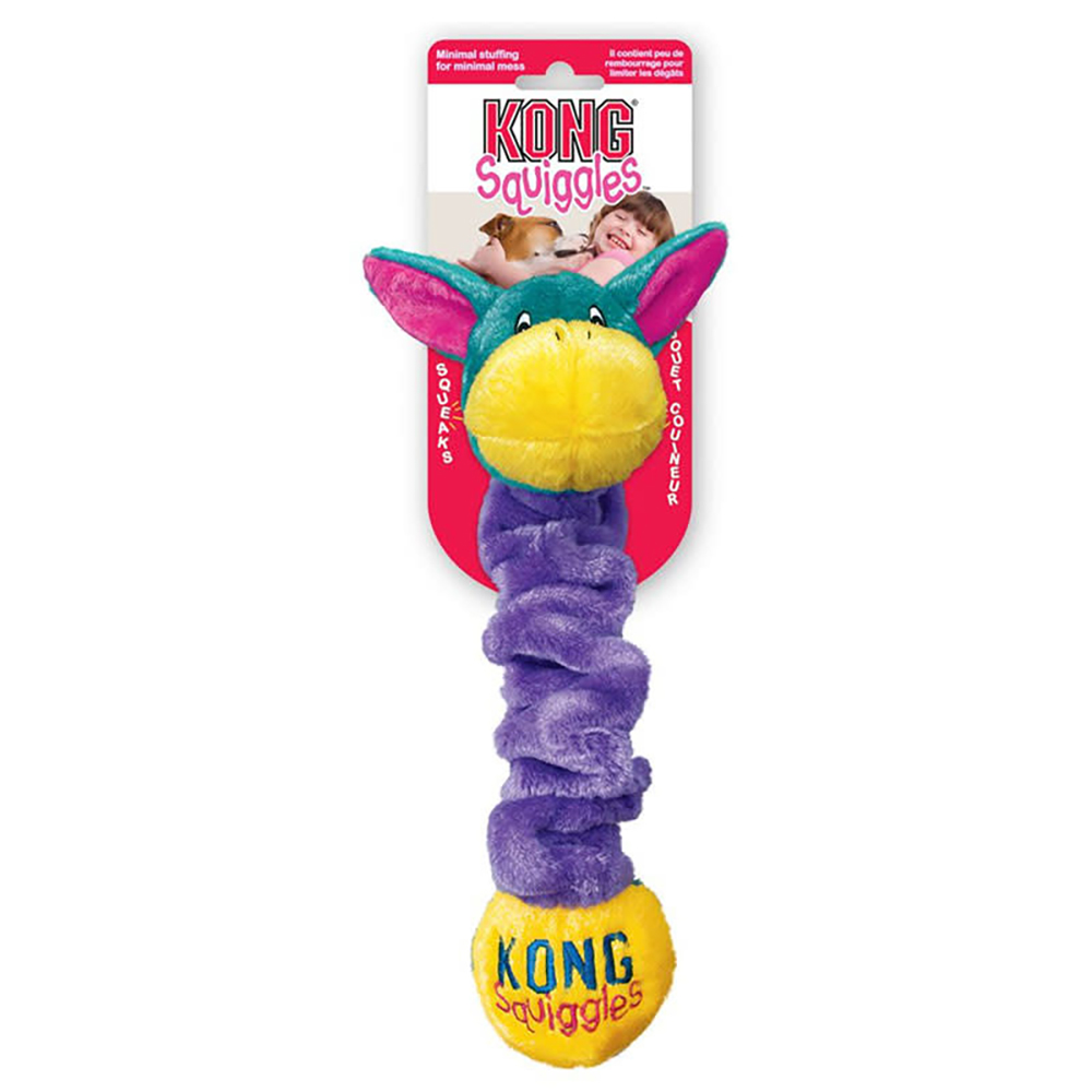 kong kong squiggles assorted dog toy sm