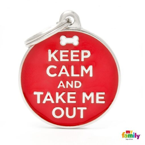 my family 名牌 x 客製化 keep calm and take me out 1