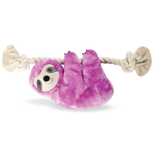 purple sloth 紫色樹懶繩結玩具 1