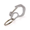 rubit dog tag clip silver curve 4074